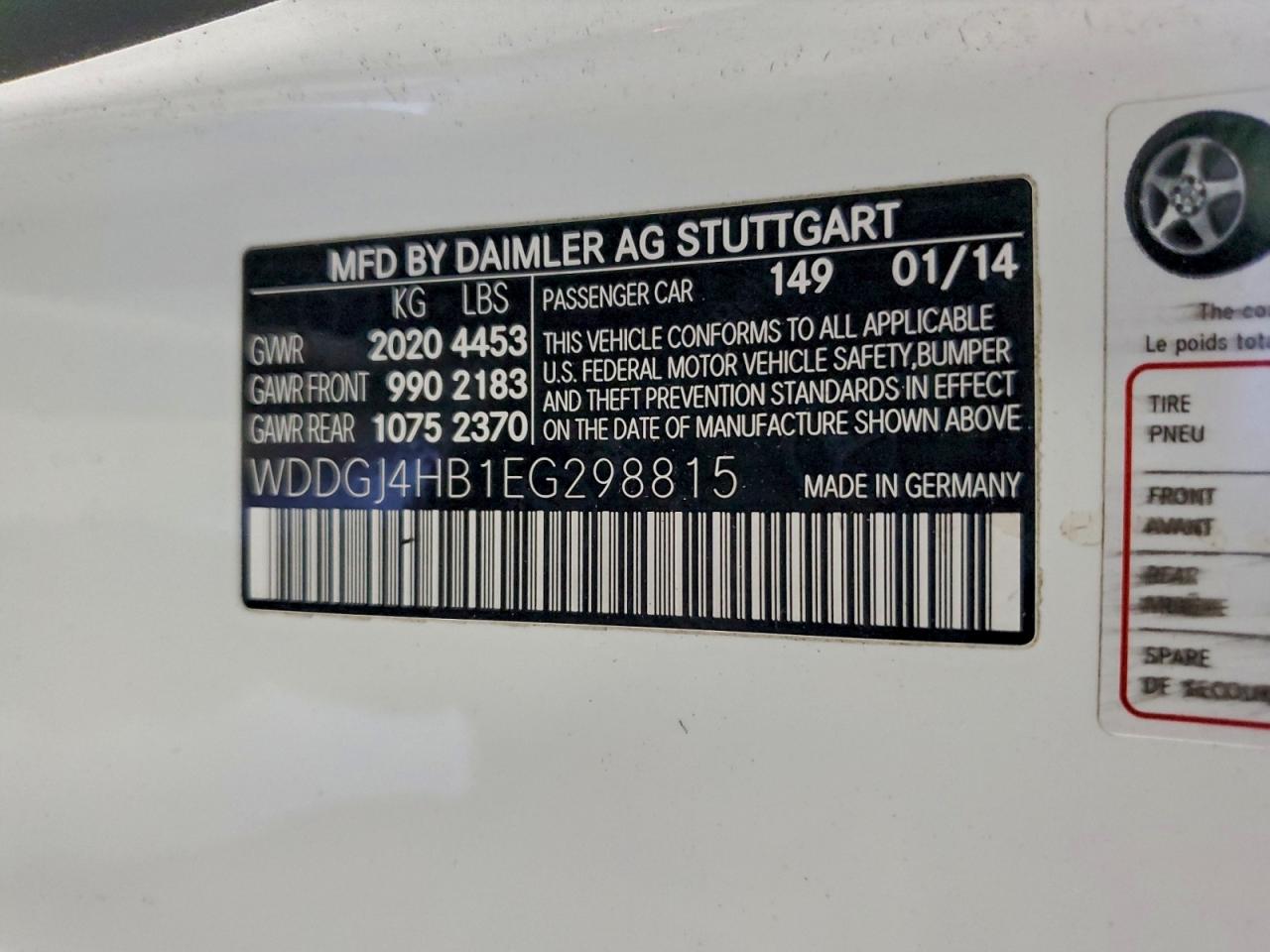 2014 MERCEDES-BENZ C 250 photo 12
