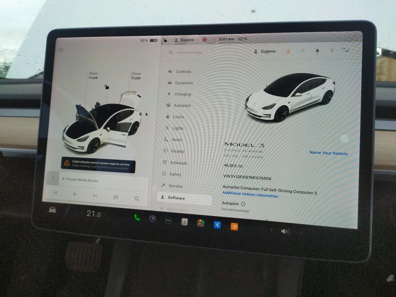 2021 TESLA MODEL 3 photo 9