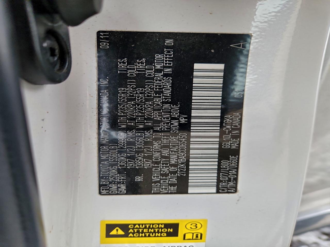 2012 LEXUS RX 350 photo 13