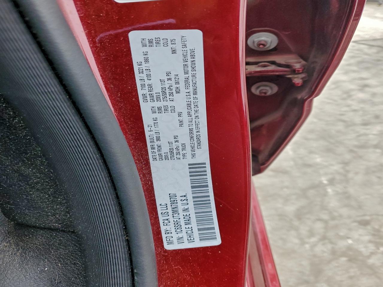 2021 RAM 1500 LARAMIE photo 12