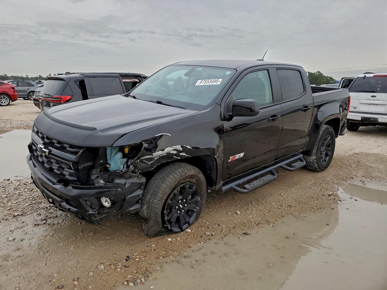 2022 CHEVROLET COLORADO Z71 — FRONT END damage — photo 1