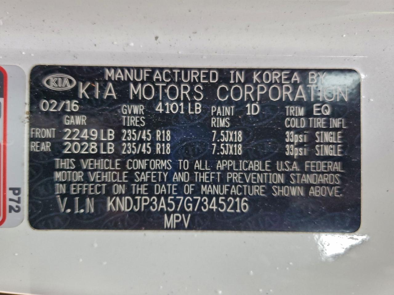 2016 KIA SOUL + photo 13
