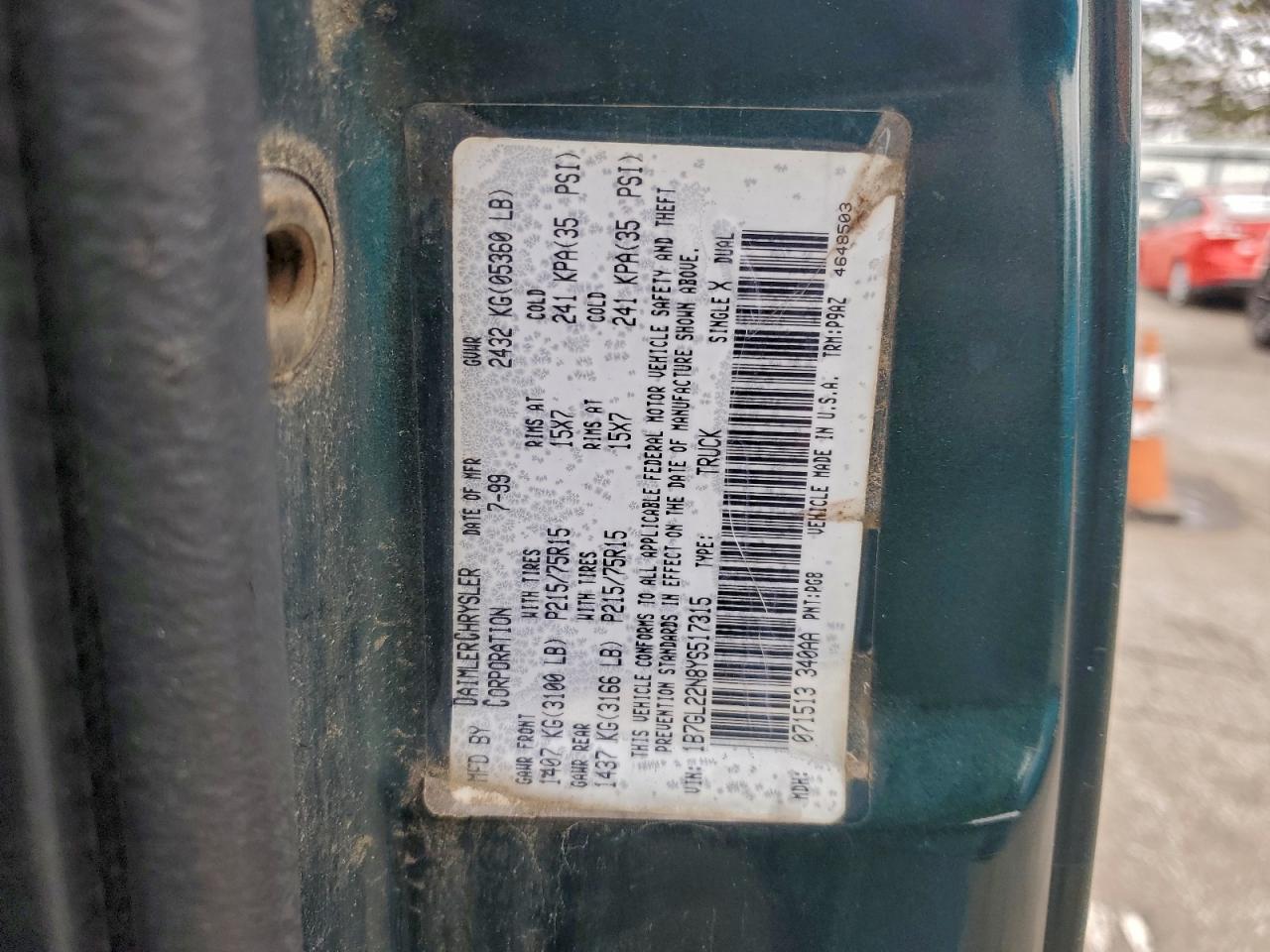 2000 DODGE DAKOTA photo 12