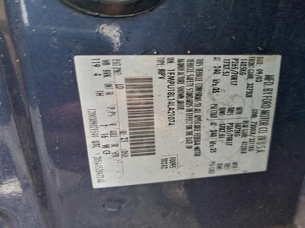 2004 FORD EXPEDITION EDDIE BAUER photo 37