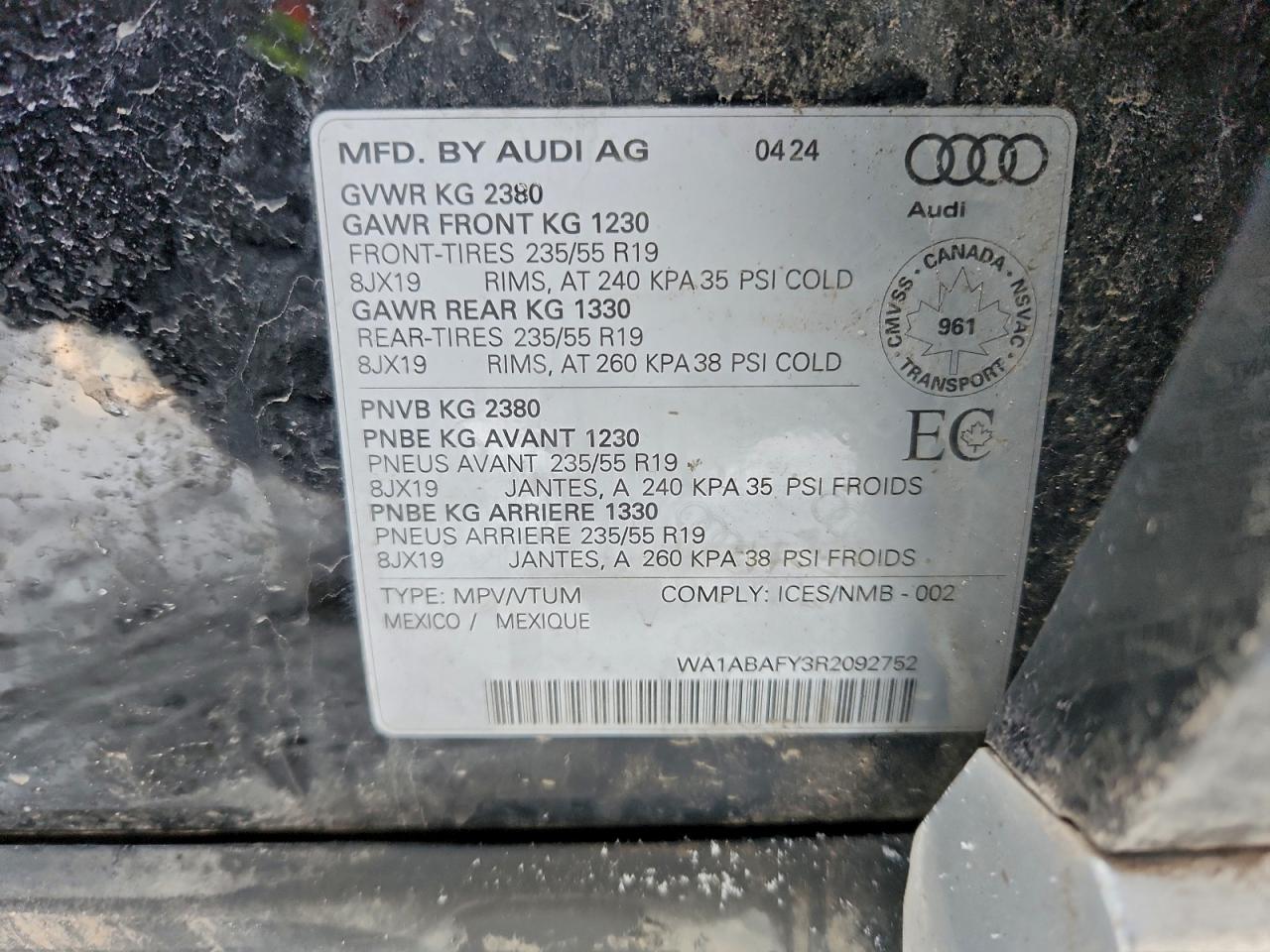 2024 AUDI Q5 PREMIUM 40 photo 34