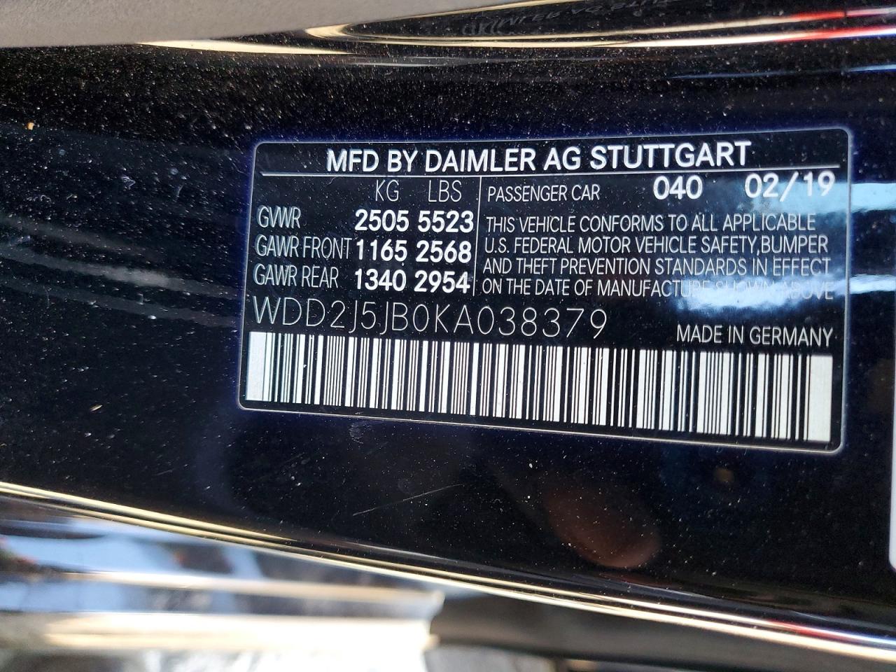 2019 MERCEDES-BENZ CLS 450 photo 12