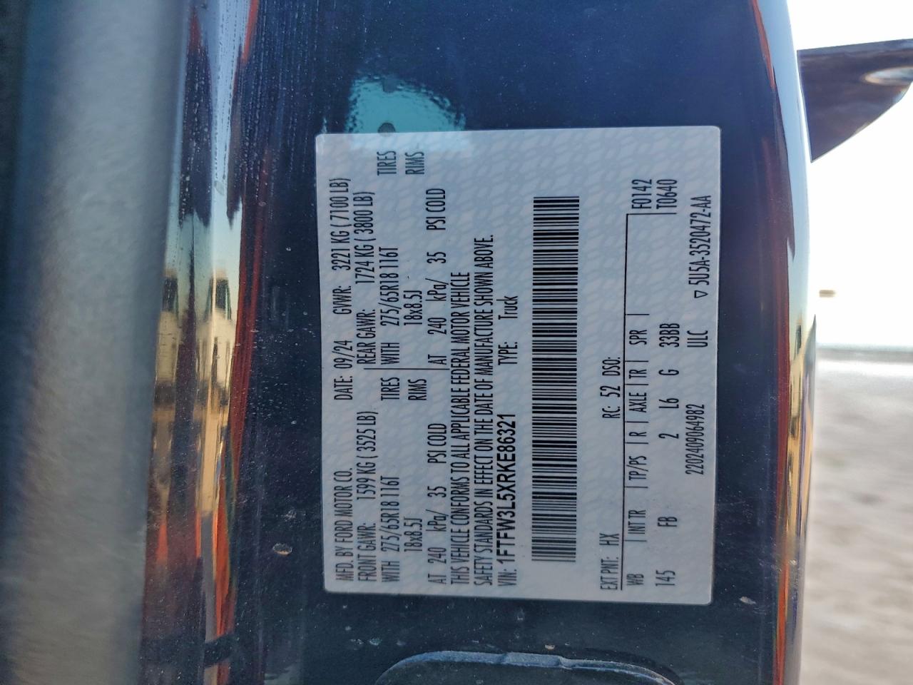 2024 FORD F150 XLT photo 13