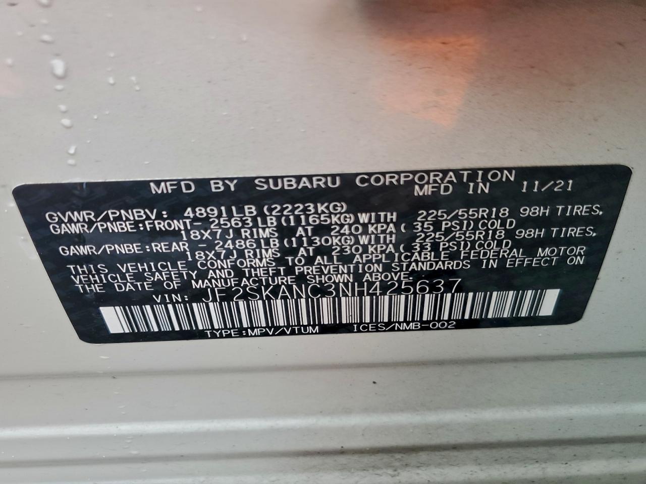 2022 SUBARU FORESTER LIMITED photo 25