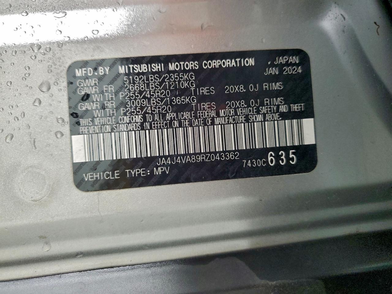 2024 MITSUBISHI OUTLANDER SE photo 14