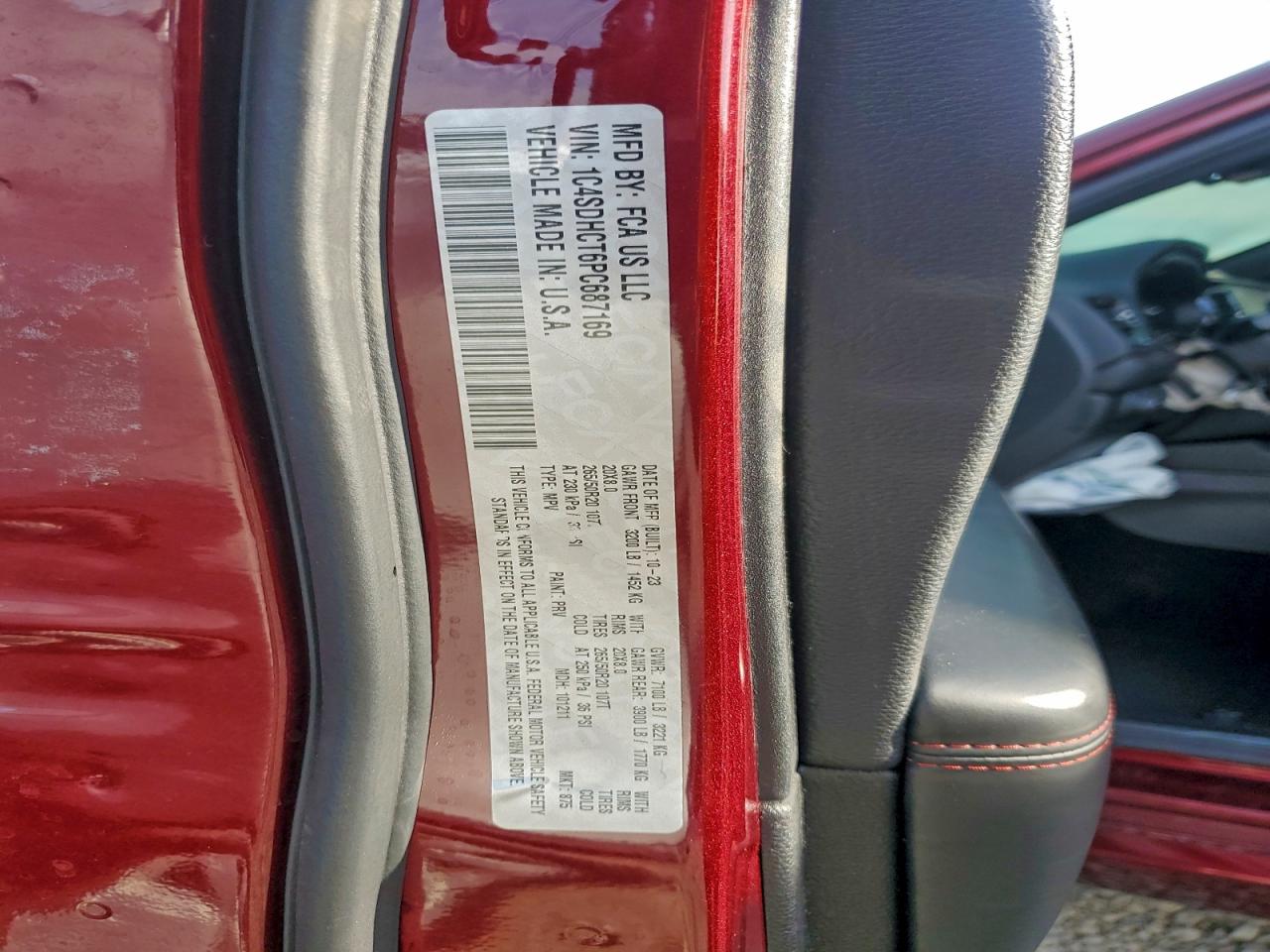 2023 DODGE DURANGO R/T photo 13