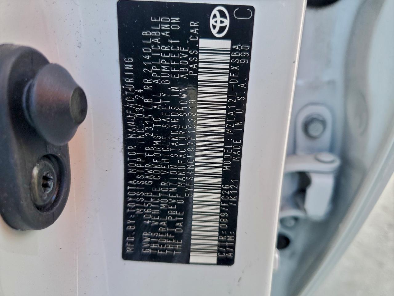 2024 TOYOTA COROLLA SE photo 12