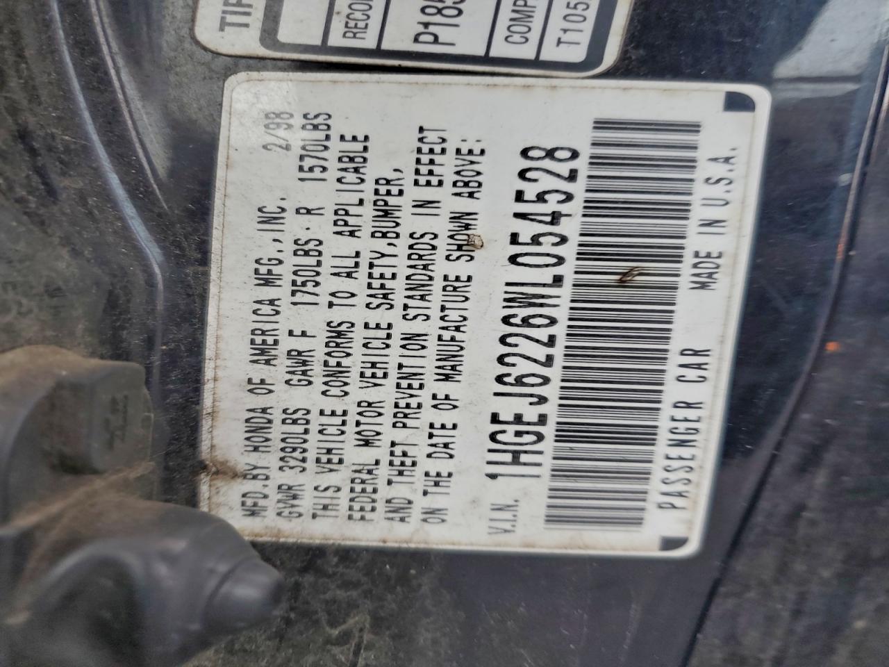 1998 HONDA CIVIC DX photo 23