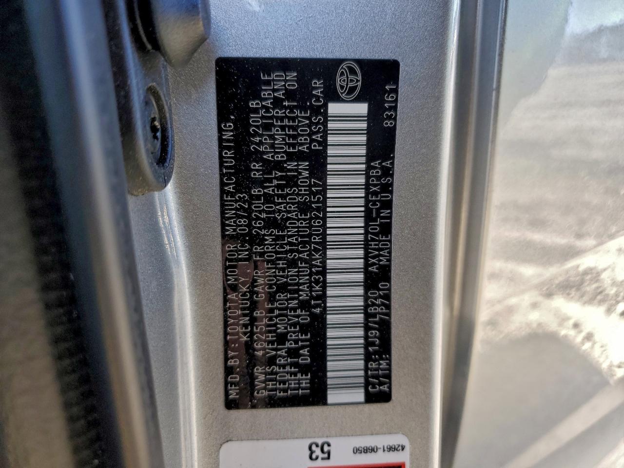 2024 TOYOTA CAMRY XSE photo 12