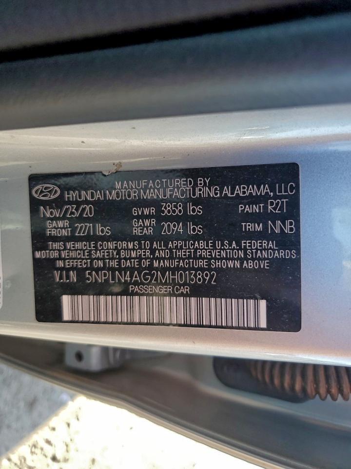 2021 HYUNDAI ELANTRA SEL photo 12