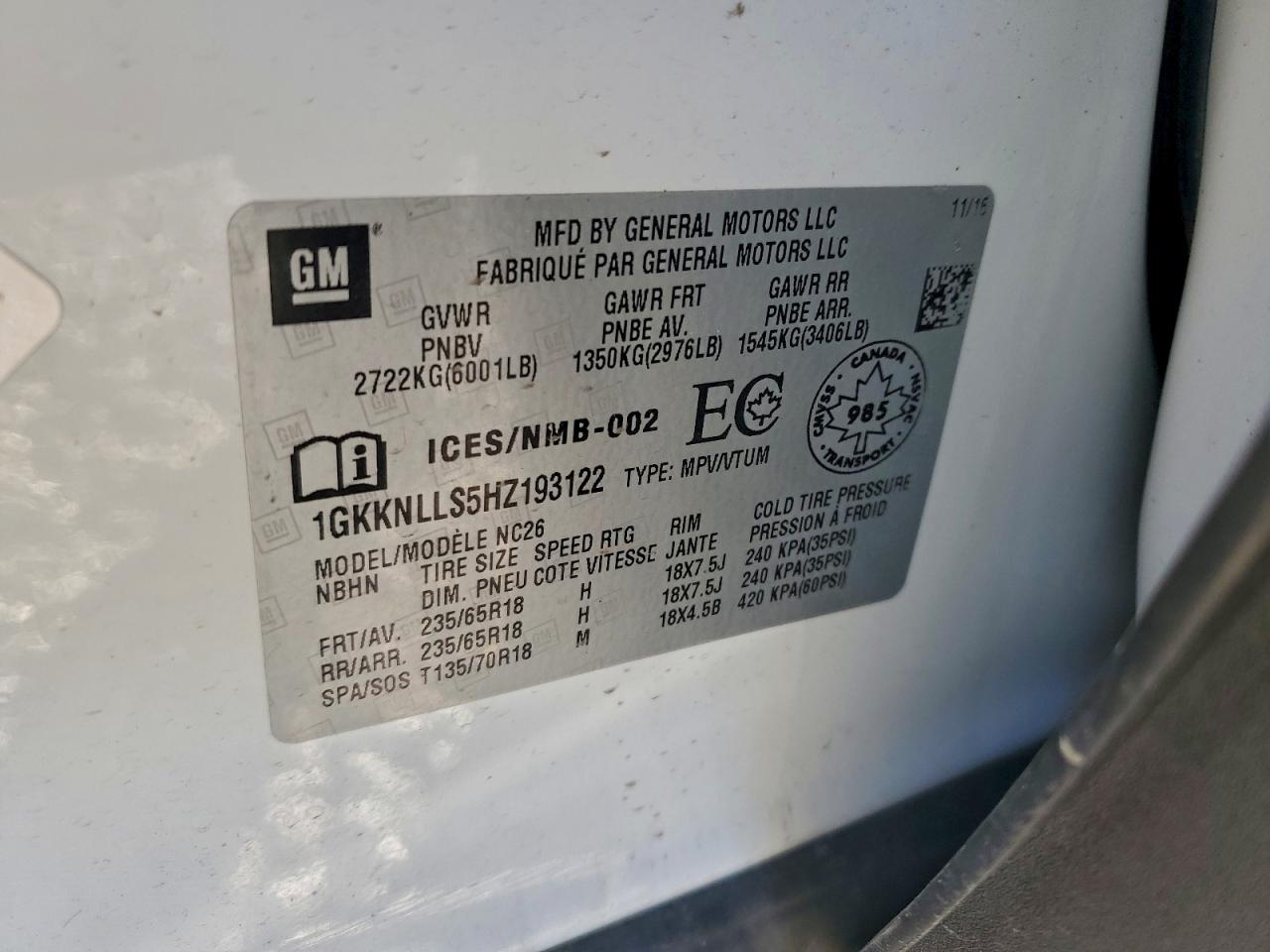 2017 GMC ACADIA SLE photo 25
