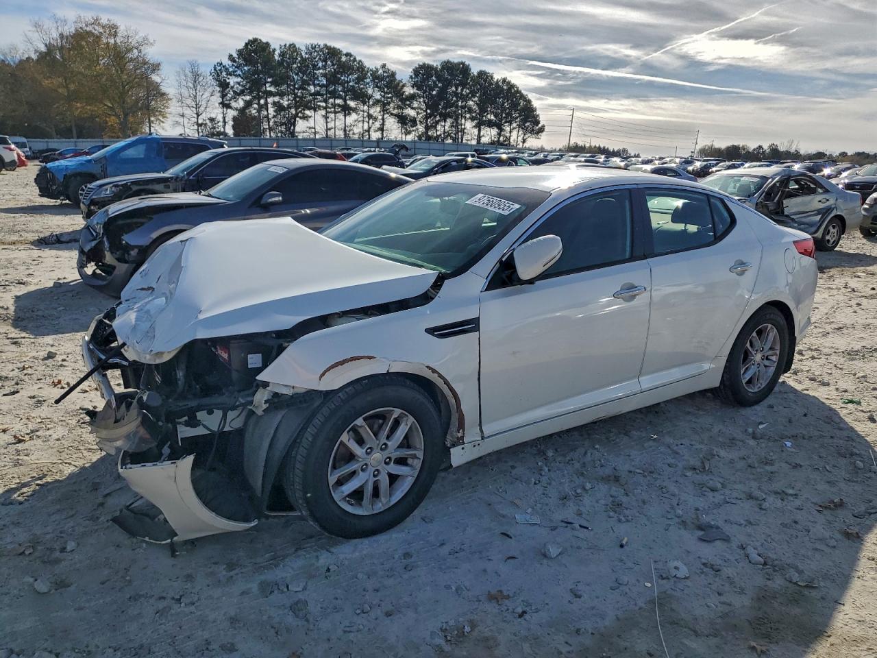 2013 KIA OPTIMA LX — FRONT END damage — photo 1