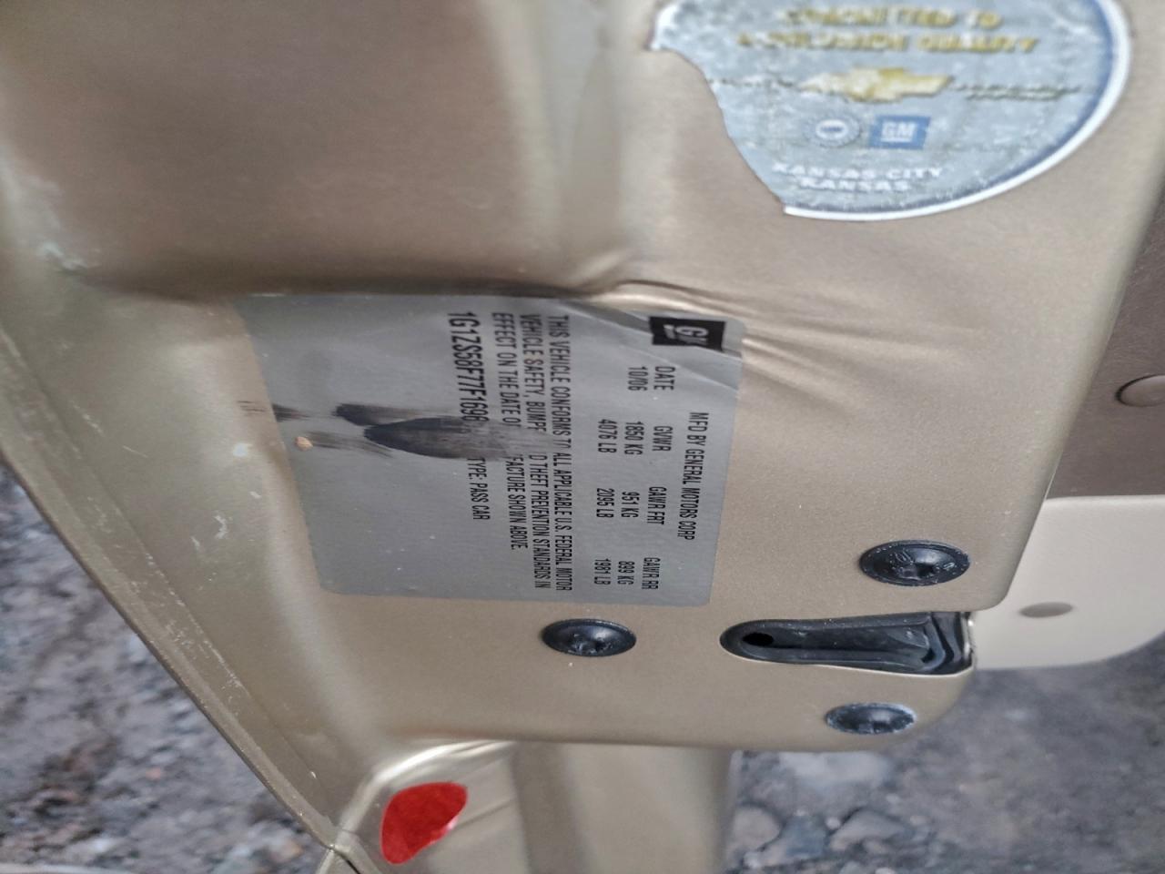 2007 CHEVROLET MALIBU LS photo 12