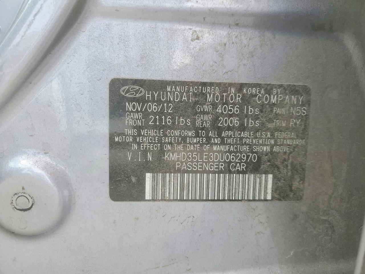 2013 HYUNDAI ELANTRA GT photo 25