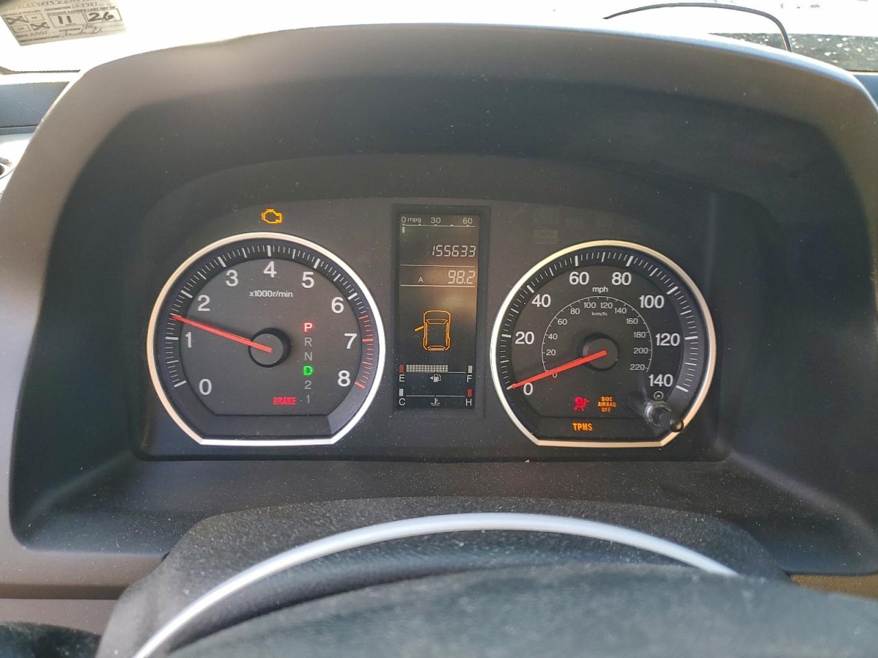2007 HONDA CR-V LX photo 9