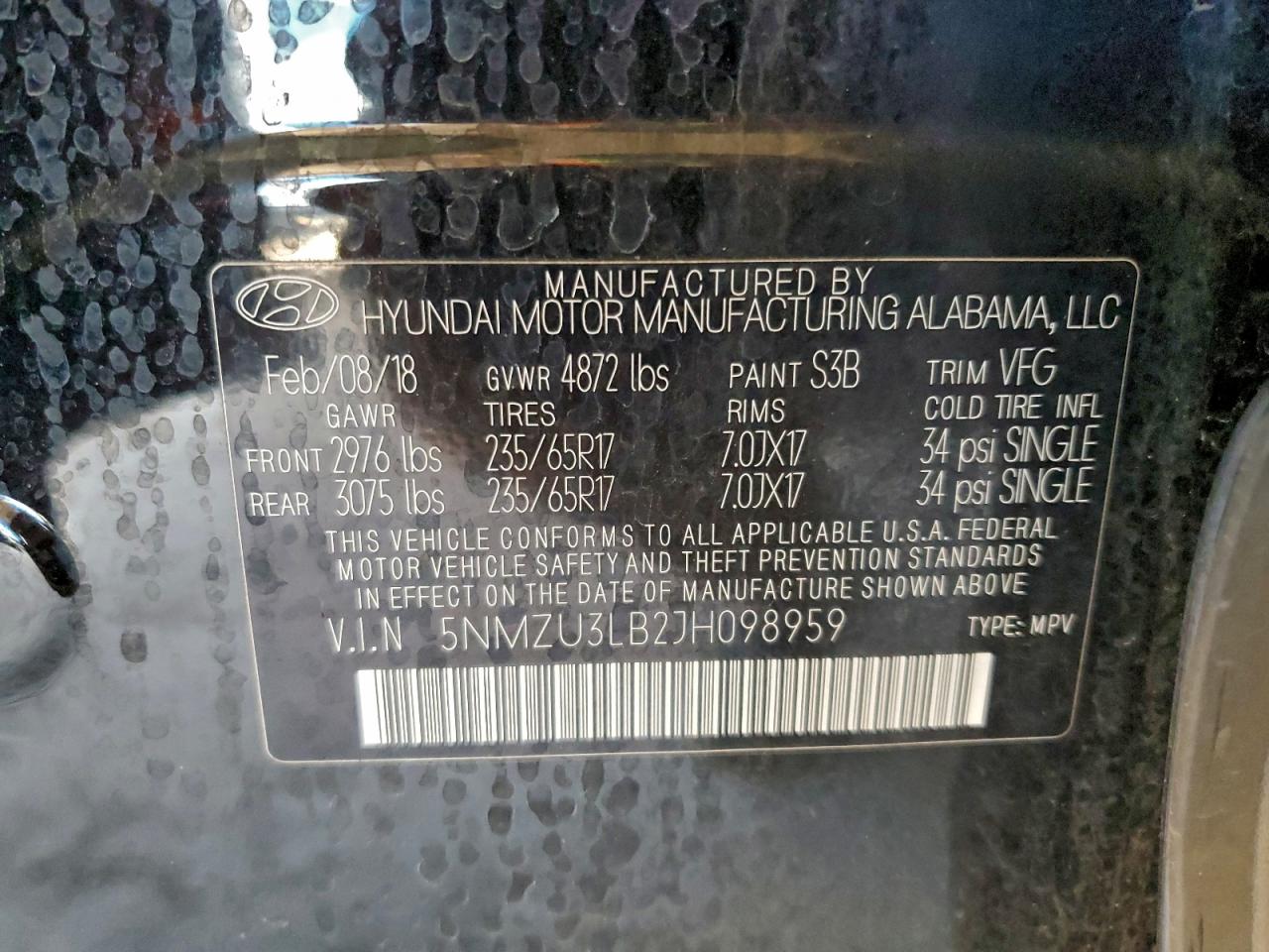 2018 HYUNDAI SANTA FE SPORT photo 13