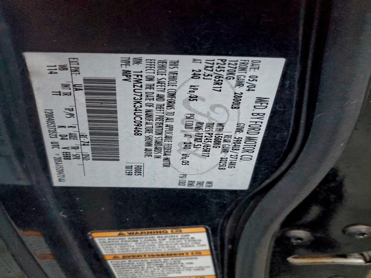 2004 FORD EXPLORER XLT photo 13