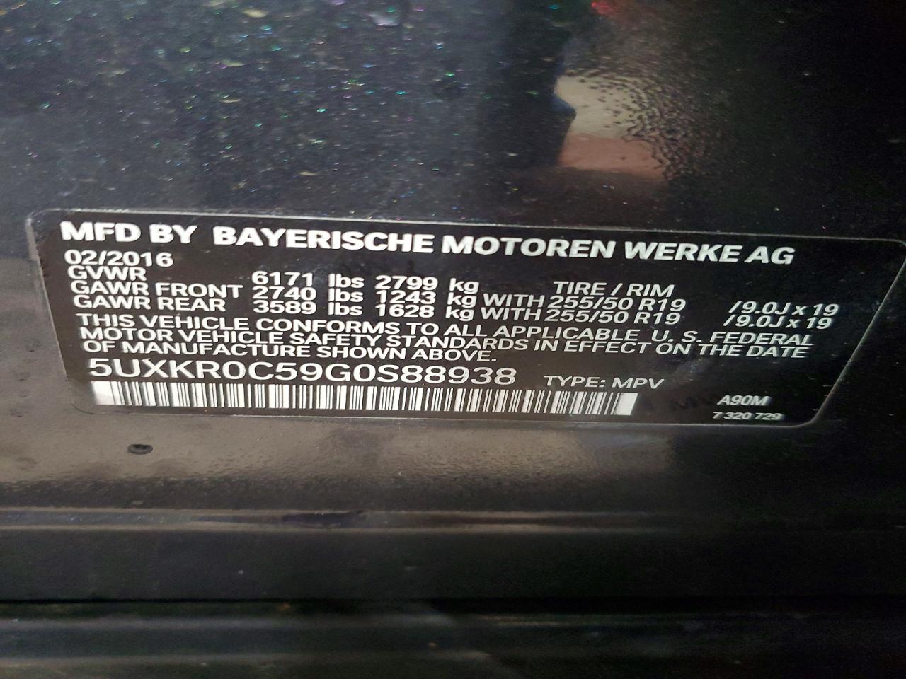 2016 BMW X5 XDRIVE35I photo 23