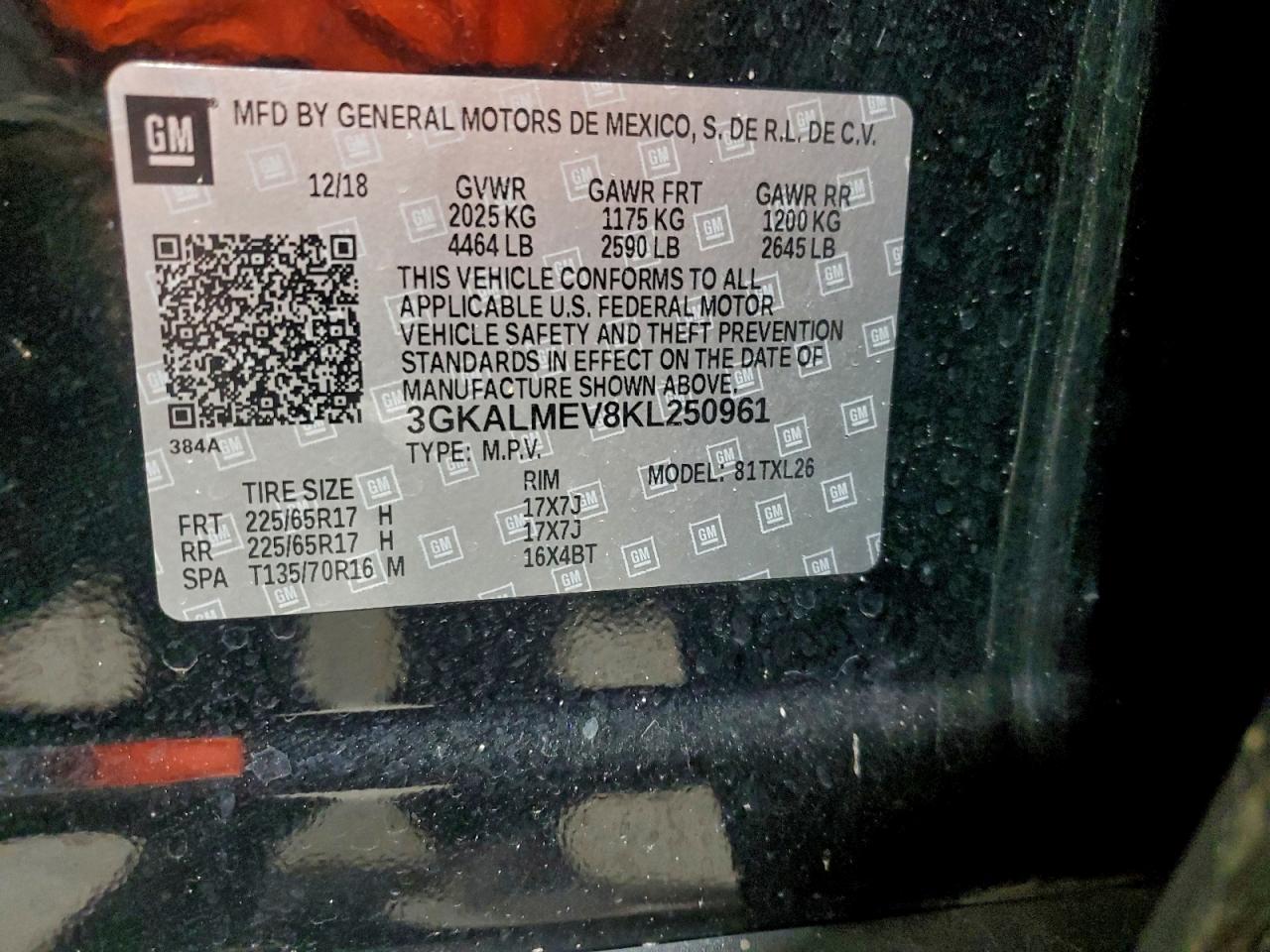 2019 GMC TERRAIN SLE photo 13