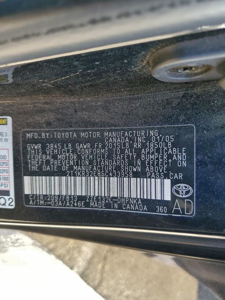 2005 TOYOTA COROLLA MATRIX photo 23