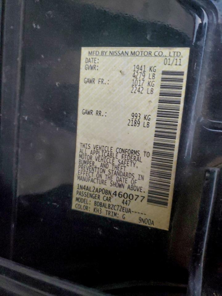 2011 NISSAN ALTIMA BASE photo 34