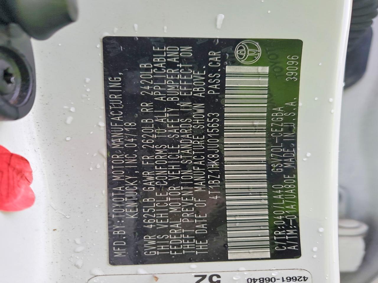 2018 TOYOTA CAMRY XSE photo 12