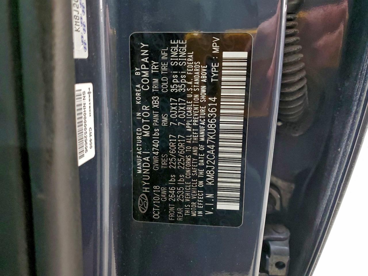 2019 HYUNDAI TUCSON SE photo 13