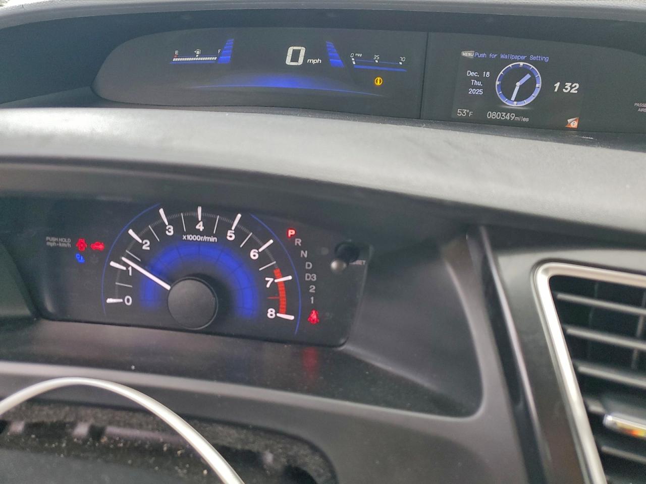 2013 HONDA CIVIC EXL photo 9
