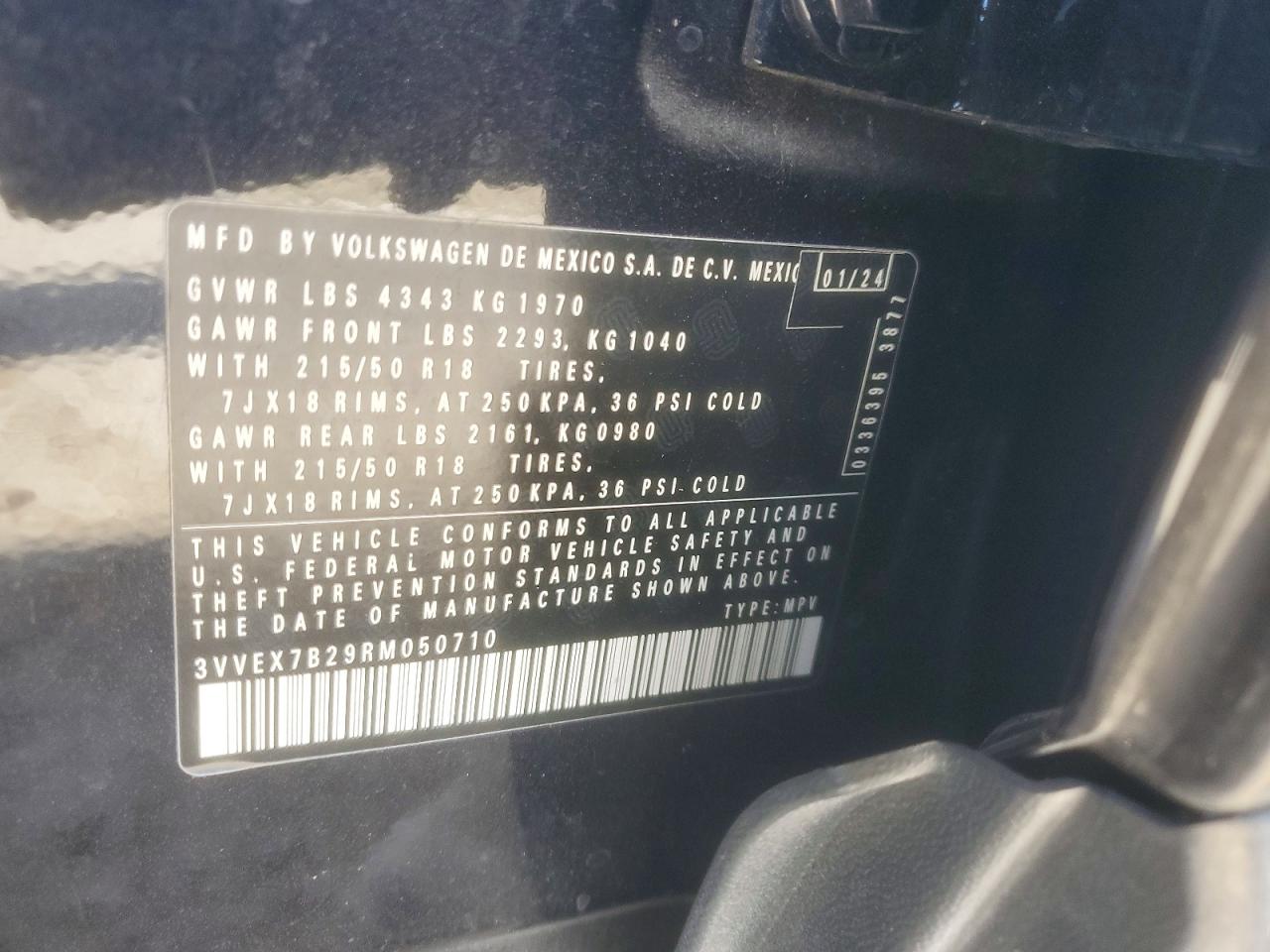 2024 VOLKSWAGEN TAOS SE photo 13