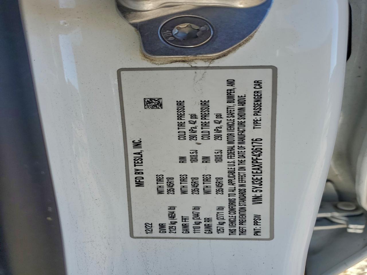 2023 TESLA MODEL 3 photo 37