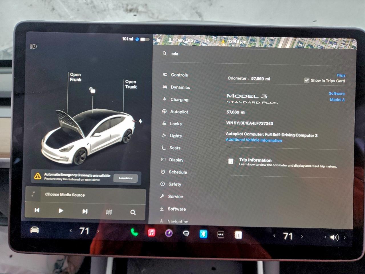 2020 TESLA MODEL 3 photo 9