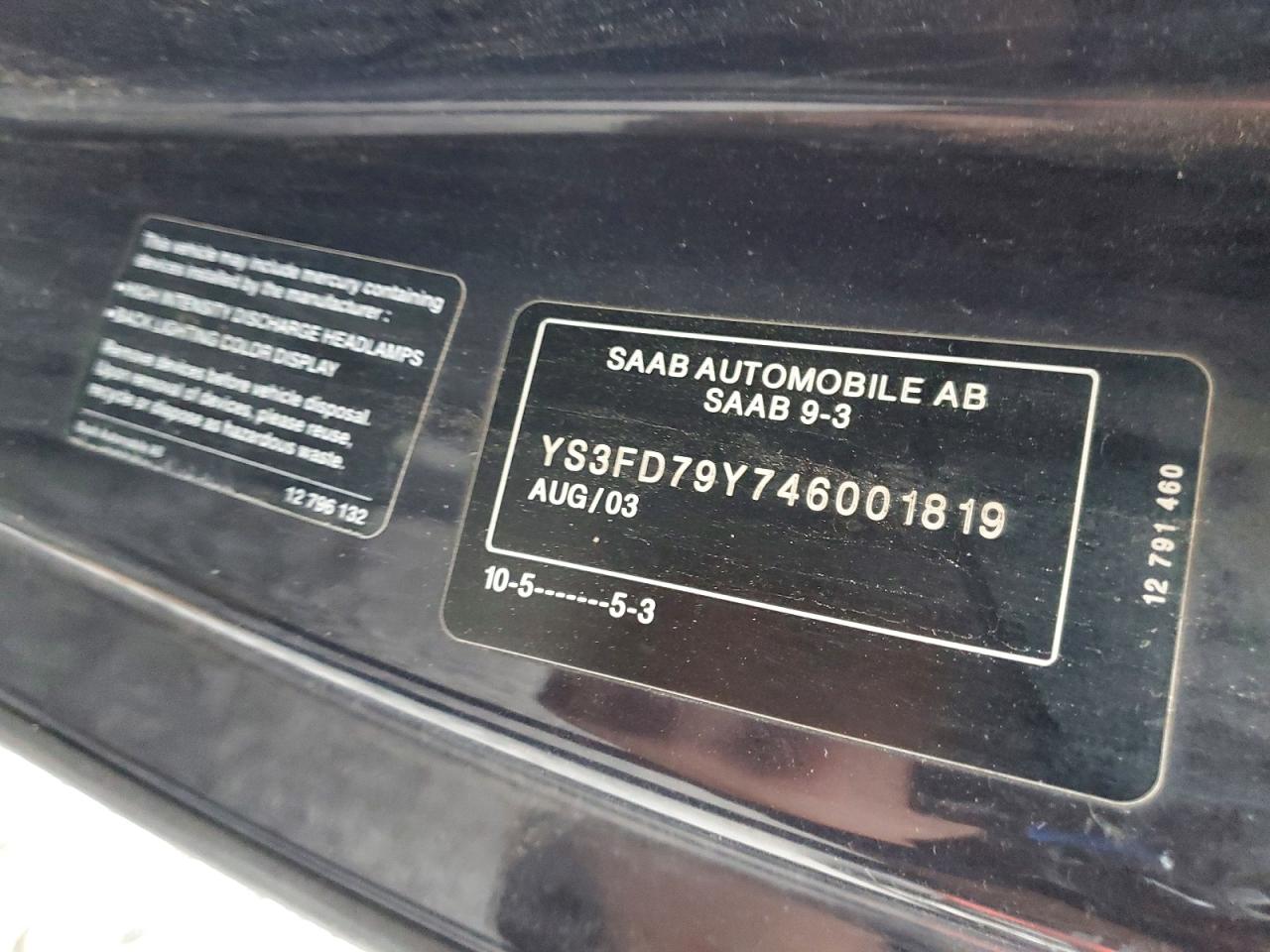 2004 SAAB 9-3 ARC photo 13