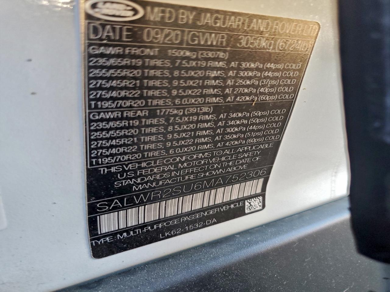 2021 LAND ROVER RANGE ROVER SPORT HSE SILVER EDITION photo 14