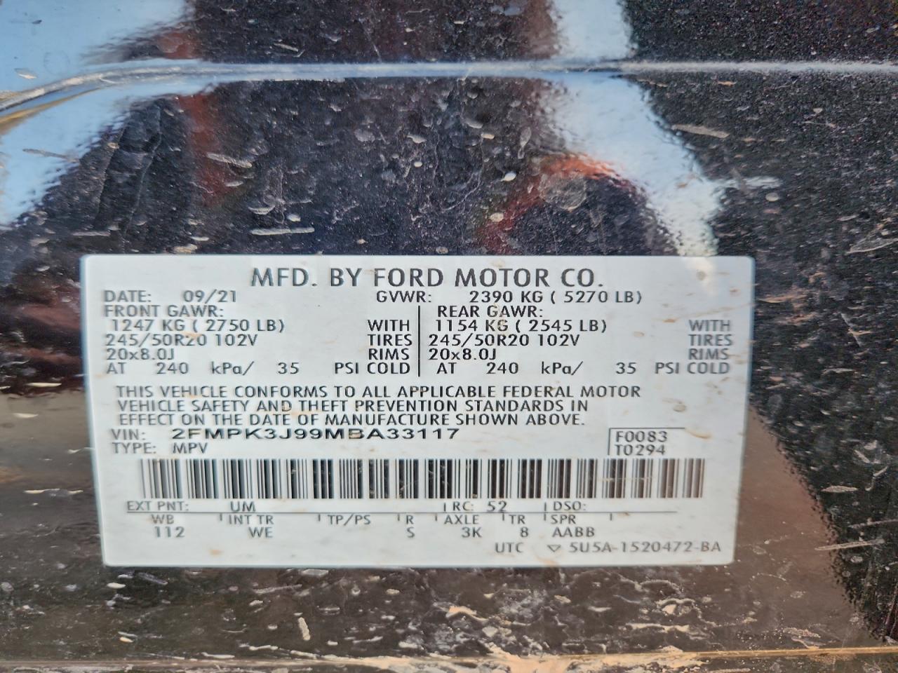 2021 FORD EDGE SEL photo 13