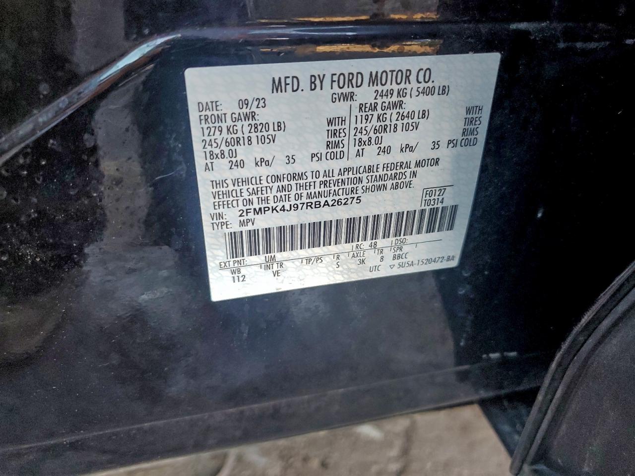 2024 FORD EDGE SEL photo 23