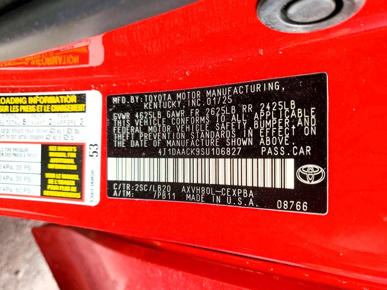 2025 TOYOTA CAMRY XSE photo 12