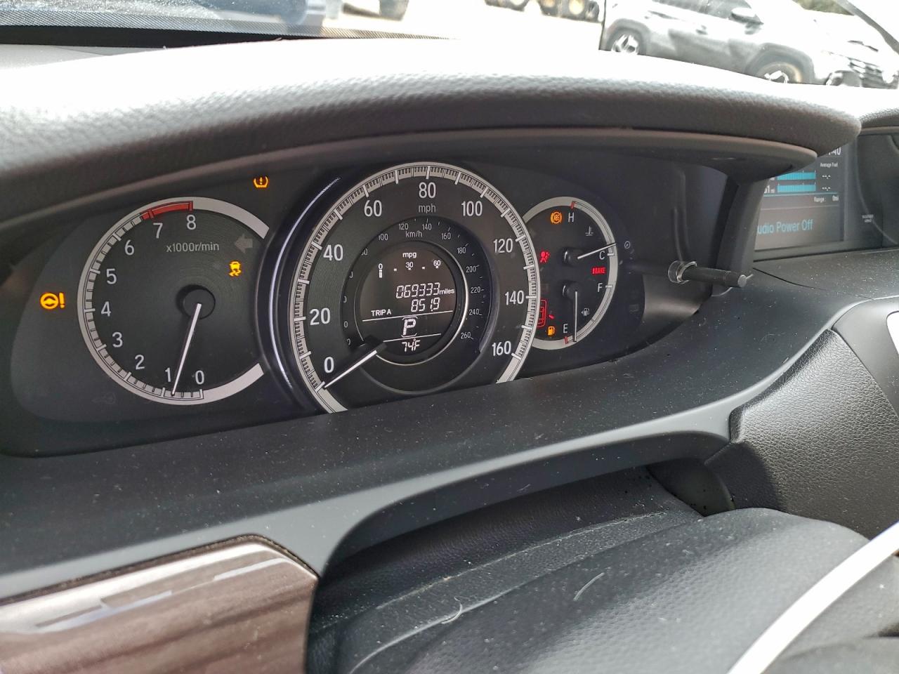 2016 HONDA ACCORD EX photo 9