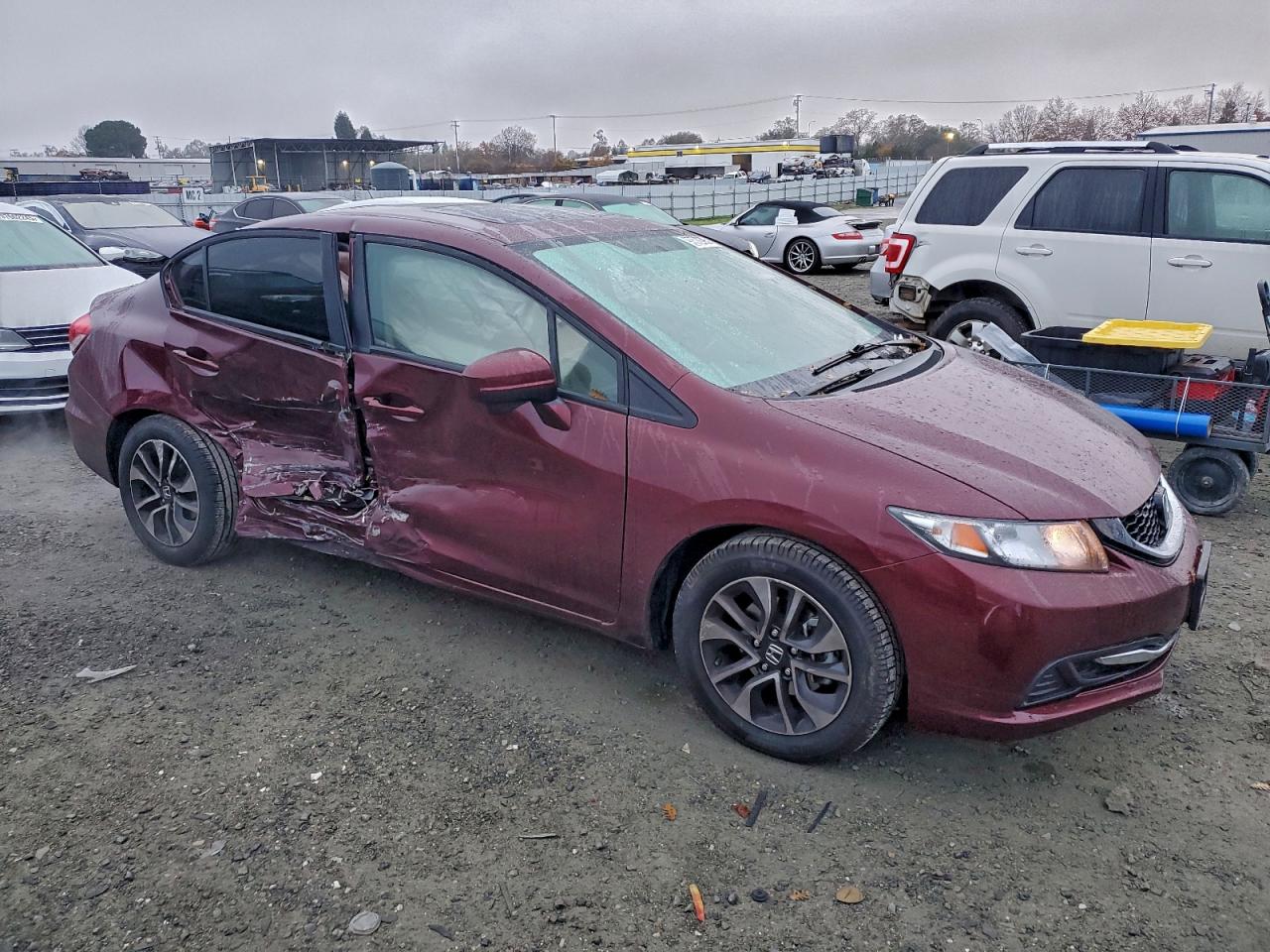 2015 HONDA CIVIC EX photo 4