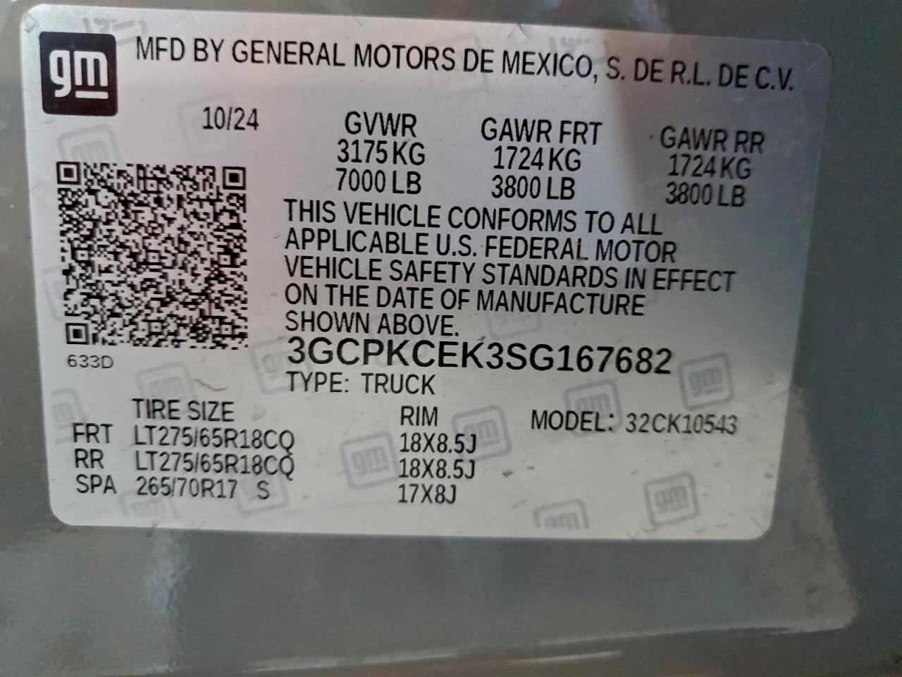 2025 CHEVROLET SILVERADO K1500 TRAIL BOSS CUSTOM photo 12