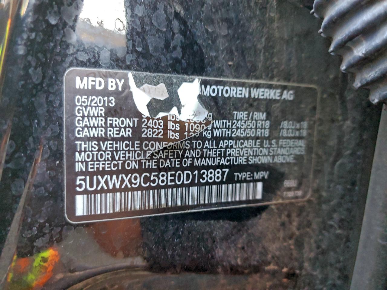 2014 BMW X3 XDRIVE28I photo 13