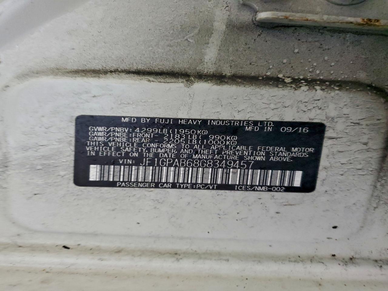 2016 SUBARU IMPREZA PREMIUM photo 13