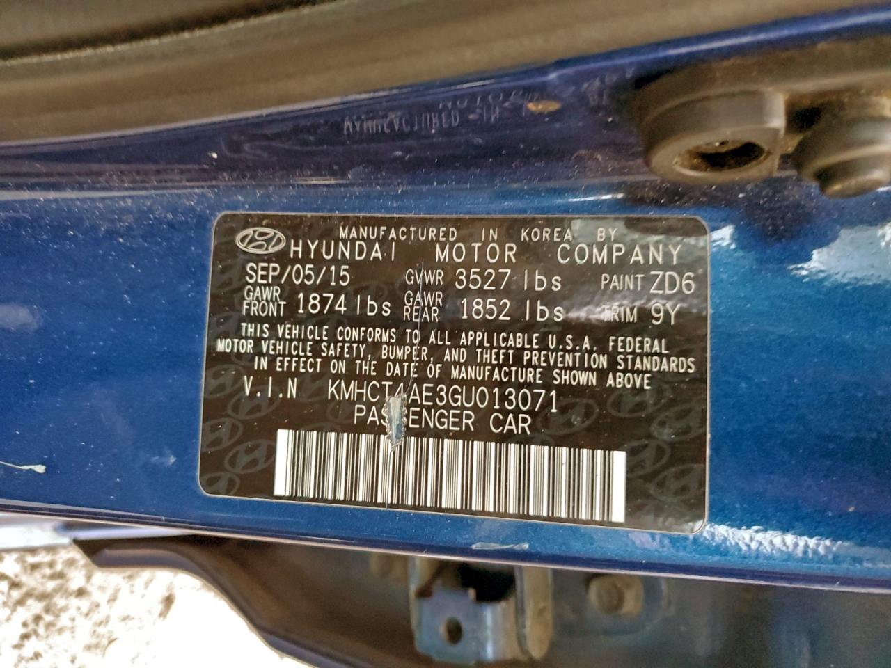 2016 HYUNDAI ACCENT SE photo 34