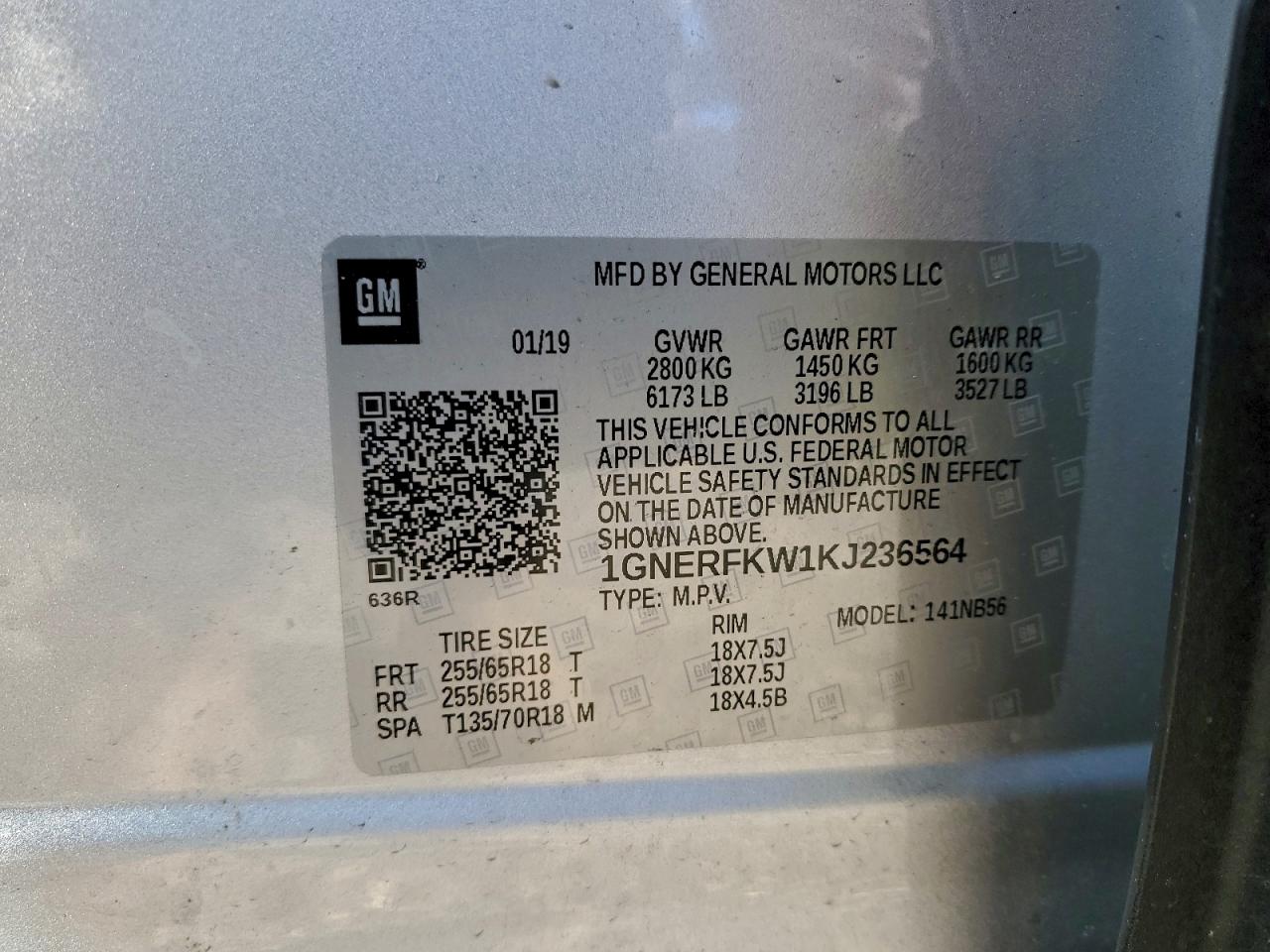 2019 CHEVROLET TRAVERSE photo 25