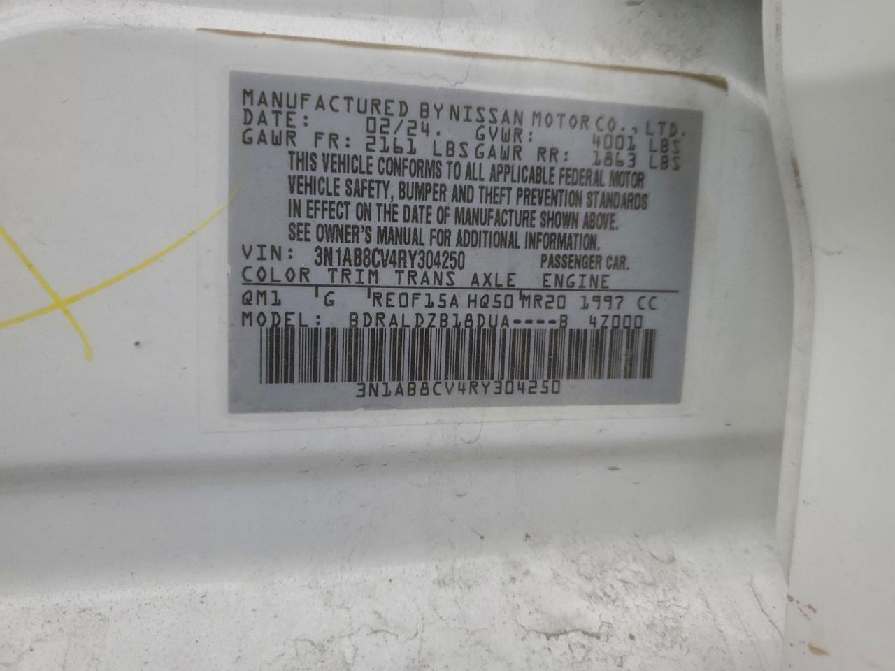 2024 NISSAN SENTRA SV photo 12