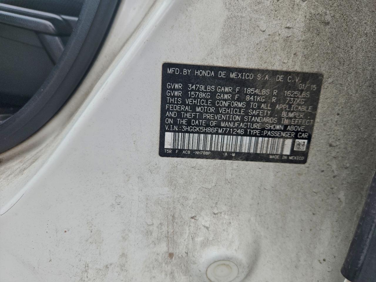2015 HONDA FIT EX photo 37
