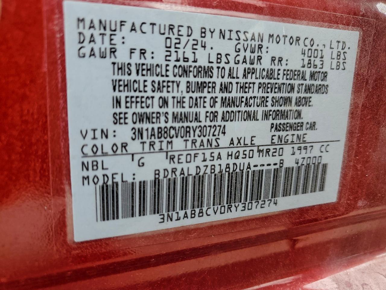 2024 NISSAN SENTRA SV photo 25